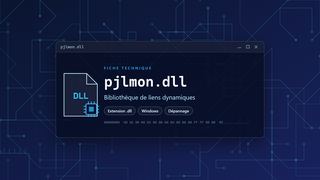 Visuel technique du fichier pjlmon.dll, bibliothèque de liens dynamiques de Windows
