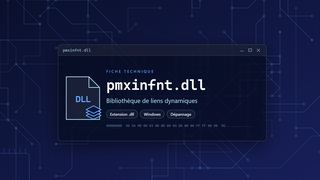 Visuel technique du fichier pmxinfnt.dll, bibliothèque de liens dynamiques de Windows