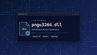 Visuel technique du fichier pngu3264.dll, bibliothèque de liens dynamiques de Windows