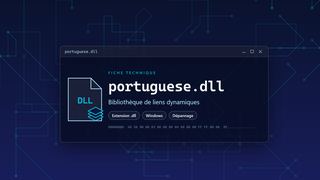 Visuel technique du fichier portuguese.dll, bibliothèque de liens dynamiques de Windows