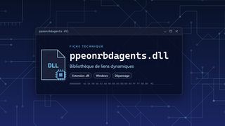 Visuel technique du fichier ppeonrbdagents.dll, bibliothèque de liens dynamiques de Windows