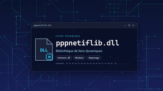 Visuel technique du fichier pppnetiflib.dll, bibliothèque de liens dynamiques de Windows