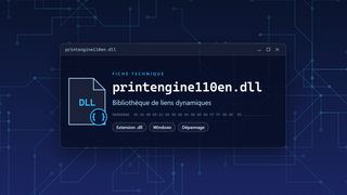 Visuel technique du fichier printengine110en.dll, bibliothèque de liens dynamiques de Windows