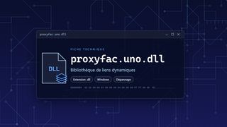 Visuel technique du fichier proxyfac.uno.dll, bibliothèque de liens dynamiques de Windows