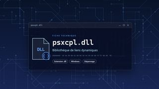 Visuel technique du fichier psxcpl.dll, bibliothèque de liens dynamiques de Windows