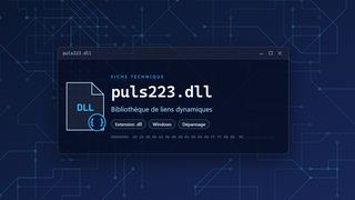 Visuel technique du fichier puls223.dll, bibliothèque de liens dynamiques de Windows