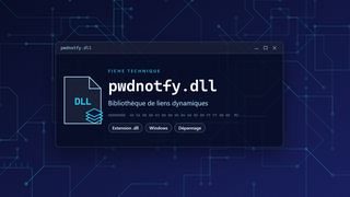 Visuel technique du fichier pwdnotfy.dll, bibliothèque de liens dynamiques de Windows