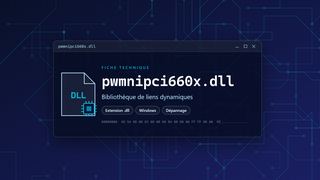 Visuel technique du fichier pwmnipci660x.dll, bibliothèque de liens dynamiques de Windows