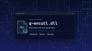 Visuel technique du fichier q-encutl.dll, bibliothèque de liens dynamiques de Windows