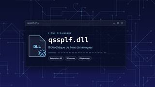 Visuel technique du fichier qssplf.dll, bibliothèque de liens dynamiques de Windows