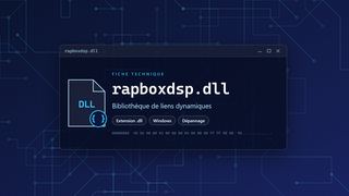 Visuel technique du fichier rapboxdsp.dll, bibliothèque de liens dynamiques de Windows