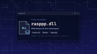 Visuel technique du fichier rasppp.dll, bibliothèque de liens dynamiques de Windows