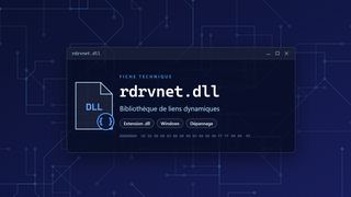 Visuel technique du fichier rdrvnet.dll, bibliothèque de liens dynamiques de Windows