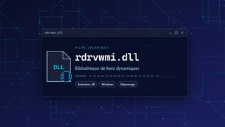 Visuel technique du fichier rdrvwmi.dll, bibliothèque de liens dynamiques de Windows