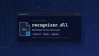 Visuel technique du fichier recognizer.dll, bibliothèque de liens dynamiques de Windows
