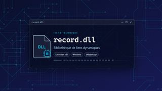 Visuel technique du fichier record.dll, bibliothèque de liens dynamiques de Windows