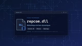Visuel technique du fichier repcom.dll, bibliothèque de liens dynamiques de Windows