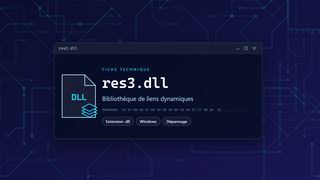 Visuel technique du fichier res3.dll, bibliothèque de liens dynamiques de Windows