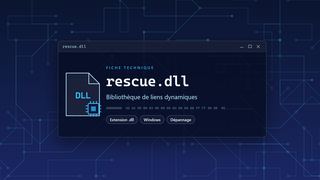 Visuel technique du fichier rescue.dll, bibliothèque de liens dynamiques de Windows
