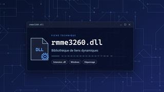 Visuel technique du fichier rmme3260.dll, bibliothèque de liens dynamiques de Windows