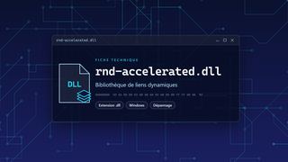 Visuel technique du fichier rnd-accelerated.dll, bibliothèque de liens dynamiques de Windows