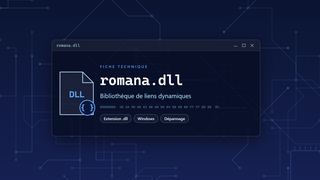 Visuel technique du fichier romana.dll, bibliothèque de liens dynamiques de Windows