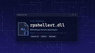 Visuel technique du fichier rpshellext.dll, bibliothèque de liens dynamiques de Windows