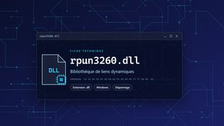 Visuel technique du fichier rpun3260.dll, bibliothèque de liens dynamiques de Windows