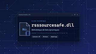 Visuel technique du fichier rsssourcesafe.dll, bibliothèque de liens dynamiques de Windows