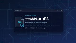 Visuel technique du fichier rts8891u.dll, bibliothèque de liens dynamiques de Windows