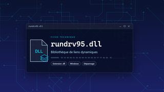 Visuel technique du fichier rundrv95.dll, bibliothèque de liens dynamiques de Windows