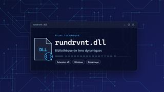 Visuel technique du fichier rundrvnt.dll, bibliothèque de liens dynamiques de Windows