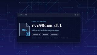 Visuel technique du fichier rvc98com.dll, bibliothèque de liens dynamiques de Windows