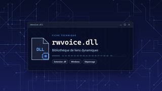 Visuel technique du fichier rwvoice.dll, bibliothèque de liens dynamiques de Windows