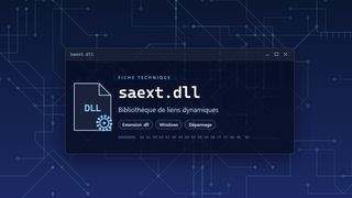 Visuel technique du fichier saext.dll, bibliothèque de liens dynamiques de Windows