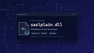 Visuel technique du fichier saslplain.dll, bibliothèque de liens dynamiques de Windows