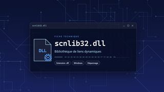 Visuel technique du fichier scnlib32.dll, bibliothèque de liens dynamiques de Windows