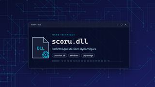 Visuel technique du fichier scoru.dll, bibliothèque de liens dynamiques de Windows