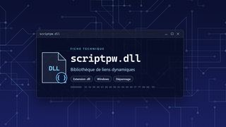 Visuel technique du fichier scriptpw.dll, bibliothèque de liens dynamiques de Windows