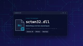 Visuel technique du fichier sctwn32.dll, bibliothèque de liens dynamiques de Windows