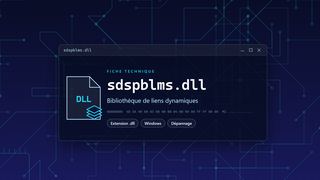 Visuel technique du fichier sdspblms.dll, bibliothèque de liens dynamiques de Windows