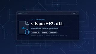 Visuel technique du fichier sdspdiff2.dll, bibliothèque de liens dynamiques de Windows