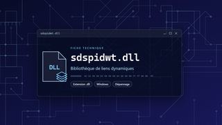 Visuel technique du fichier sdspidwt.dll, bibliothèque de liens dynamiques de Windows