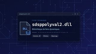 Visuel technique du fichier sdsppolyval2.dll, bibliothèque de liens dynamiques de Windows
