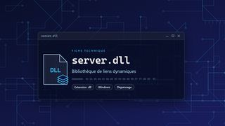 Visuel technique du fichier server.dll, bibliothèque de liens dynamiques de Windows