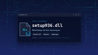 Visuel technique du fichier setup936.dll, bibliothèque de liens dynamiques de Windows