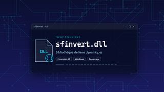 Visuel technique du fichier sfinvert.dll, bibliothèque de liens dynamiques de Windows
