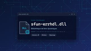Visuel technique du fichier sfun-errhdl.dll, bibliothèque de liens dynamiques de Windows