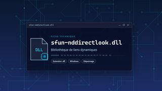 Visuel technique du fichier sfun-nddirectlook.dll, bibliothèque de liens dynamiques de Windows