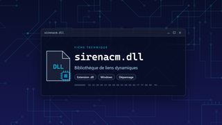 Visuel technique du fichier sirenacm.dll, bibliothèque de liens dynamiques de Windows
